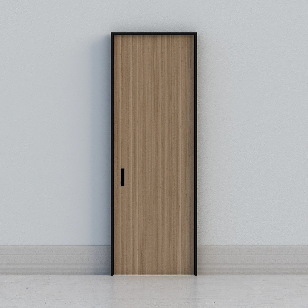 modern wooden door