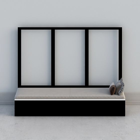 Urban Corner Bench 3D model for Creative Spaces