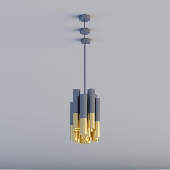Urban Lumina Modern Pendant Lamp 3D model