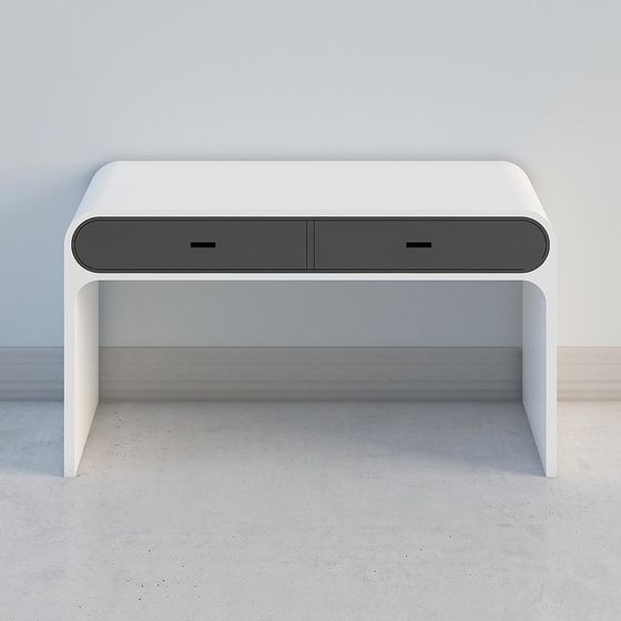 Urban Minimalist Console 3D model for Modern Interiors