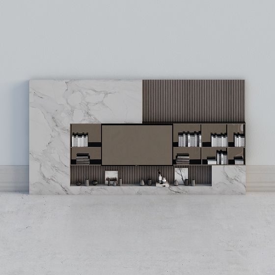 Urban Bookshelf 3D model