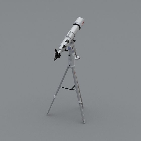 Realistic Astronomical Telescope 3D model