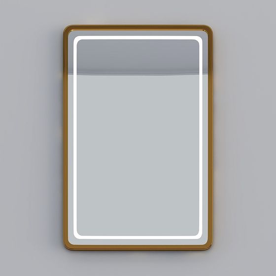 Simple Mirror 3D model for Modern Interiors