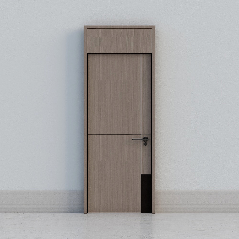 modern dark beige high door