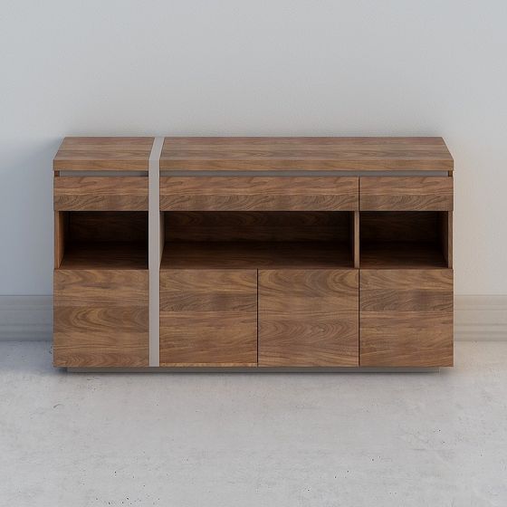 City Window TV Stand 3D model