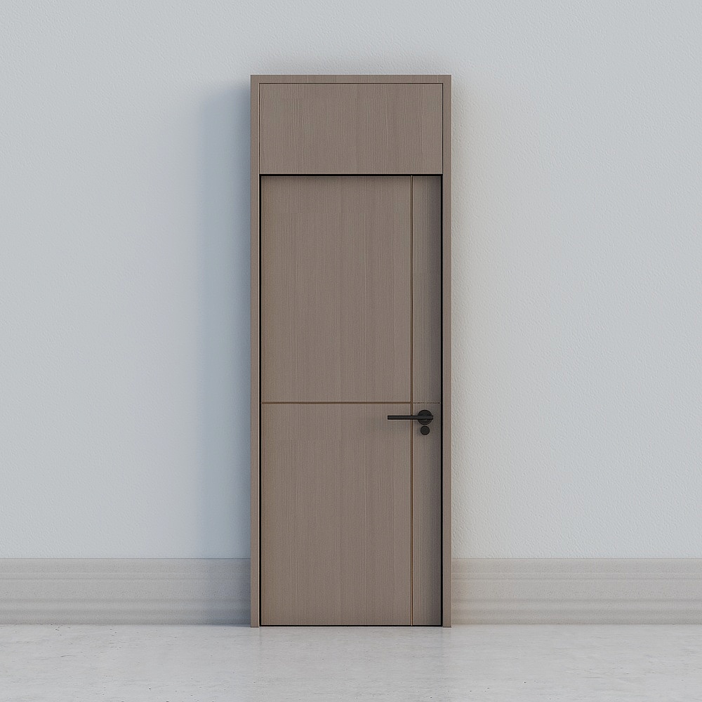Porte haute beige foncé moderne