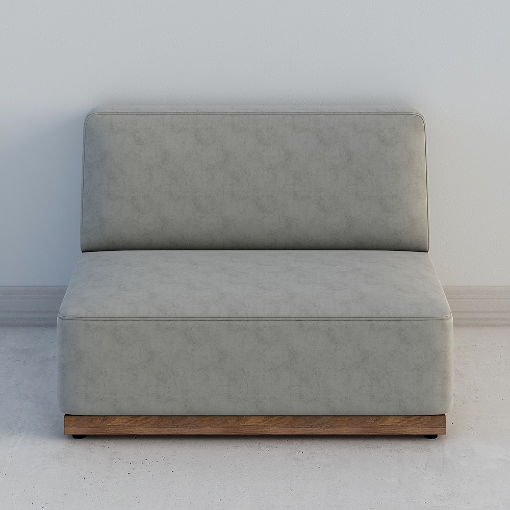 C02 手すりのないソファ