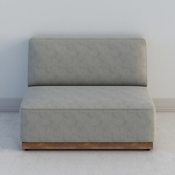 C02 手すりのないソファ