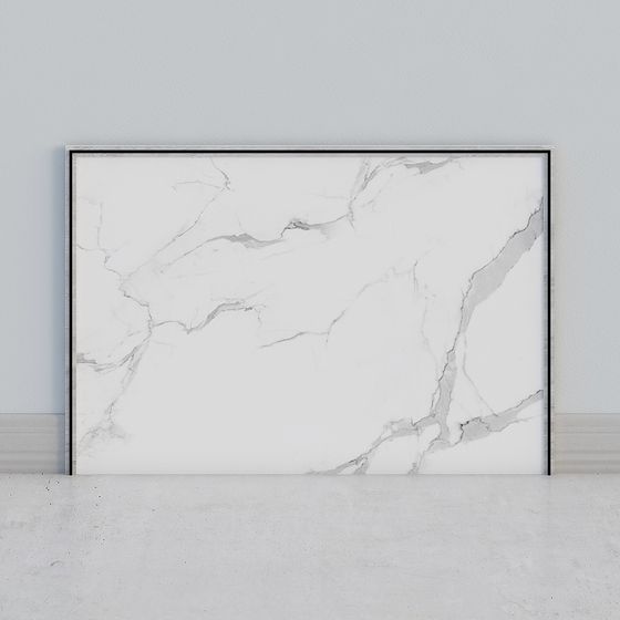 Elegant Low-Poly Marble Panel 3D model