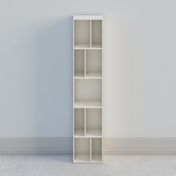 City Window Bookshelf 3D model