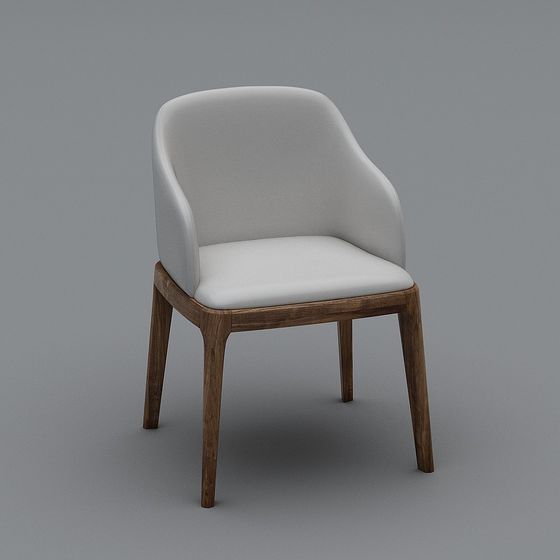 Contemporary 3D Chair Model for Modern Spaces