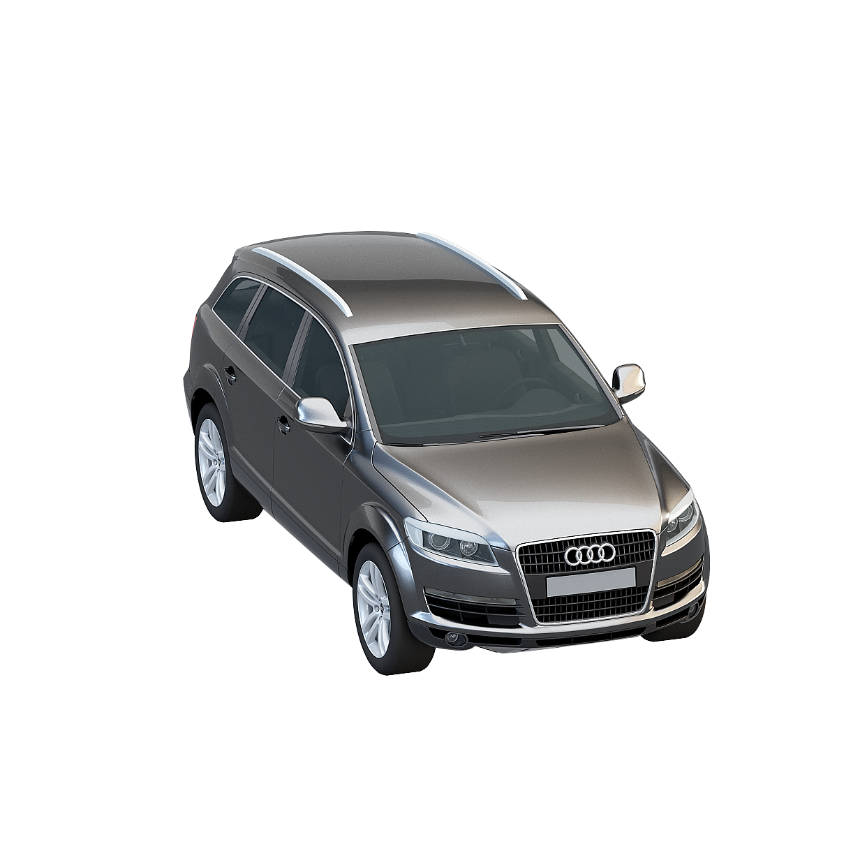 Audi Q7 SUV 3D Model – Low-Poly Luxury Car