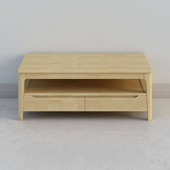 Stylish Wooden Storage Cabinet 3D model for Versatile Use