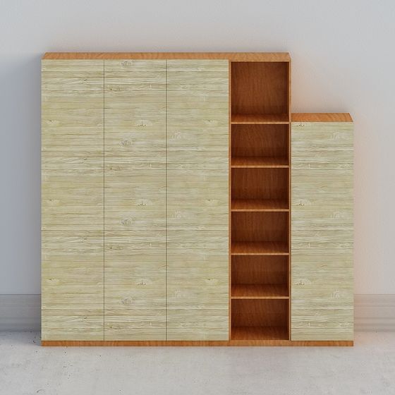 Urban Bookshelf 3D model