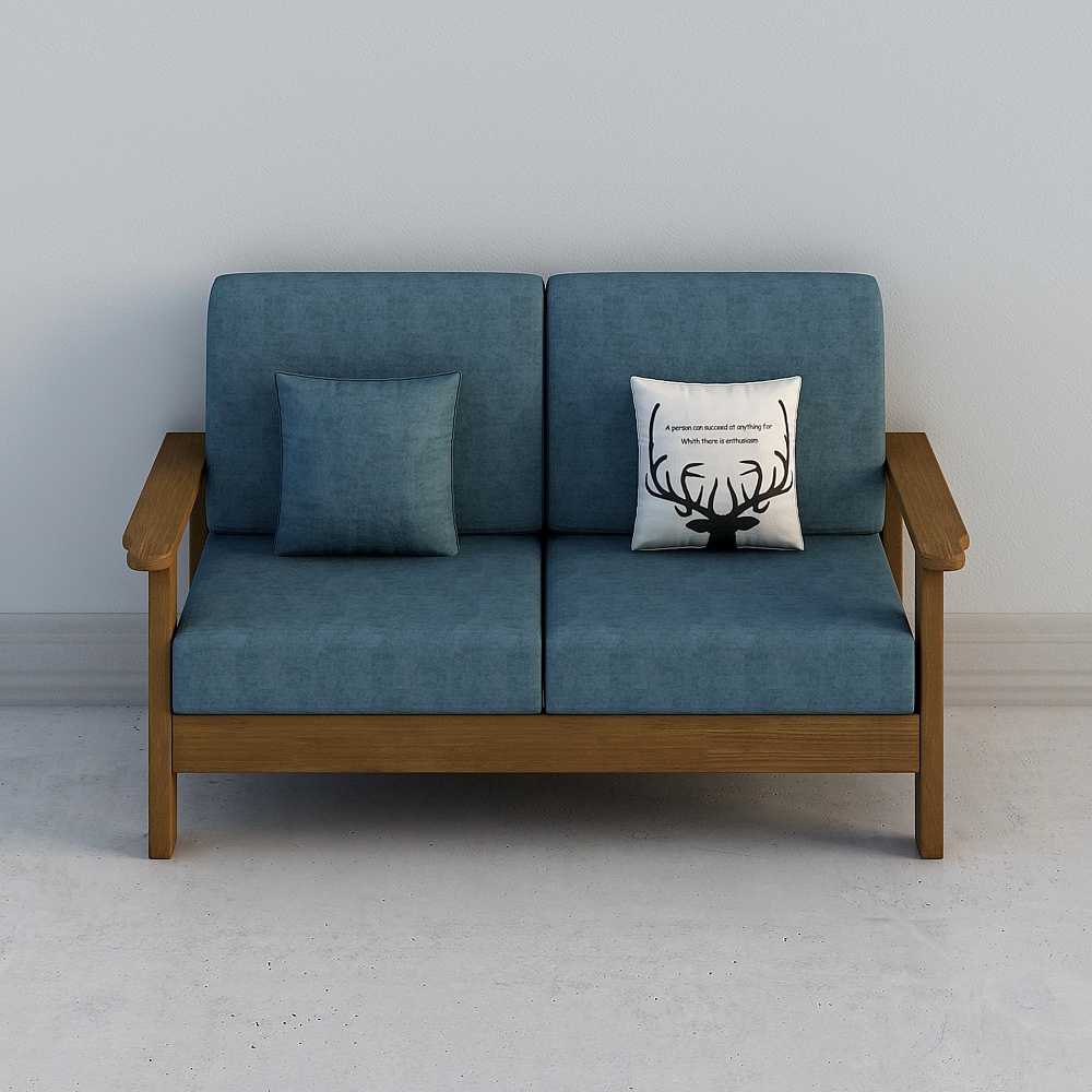 Huasongju - Nordic 08 living room 2250 - combined sofa double position