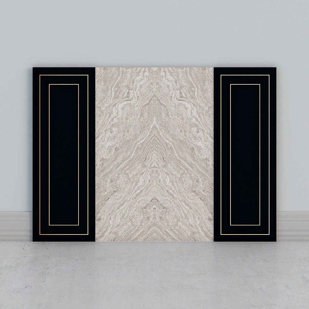 Restaurant background wall