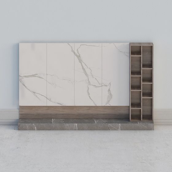 Urban Bookshelf 3D model