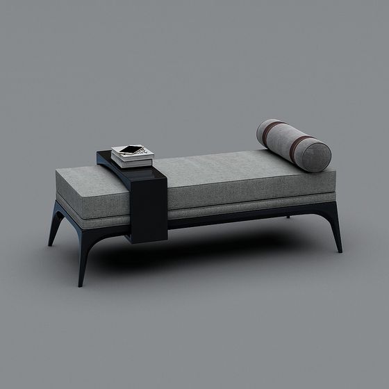 Urban Leisure Bench 3D model
