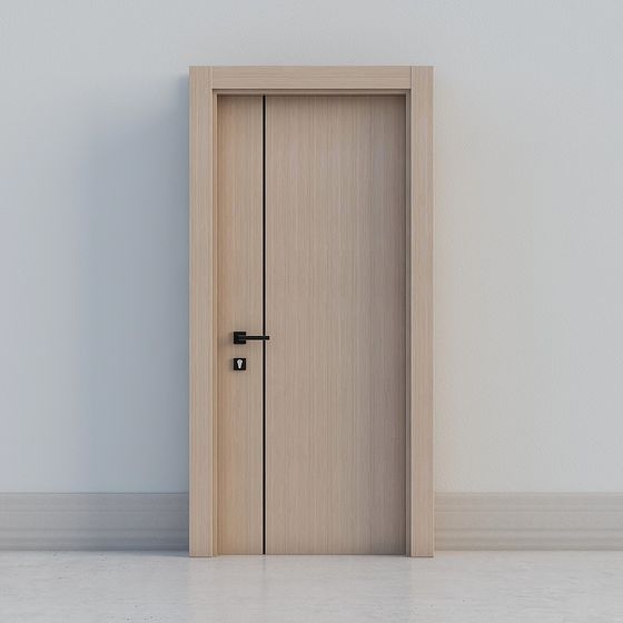 Elegant Minimalist 3D Door Model for Modern Spaces