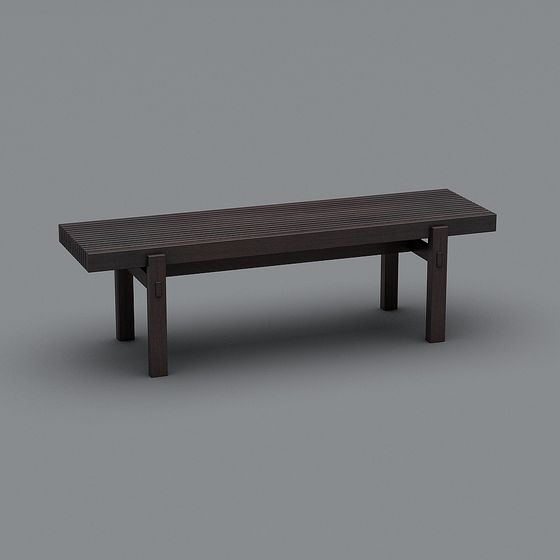 Urban Bench 3D Model