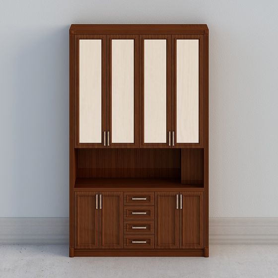 Modern Storage Cabinet 3D model for Stylish Interiors