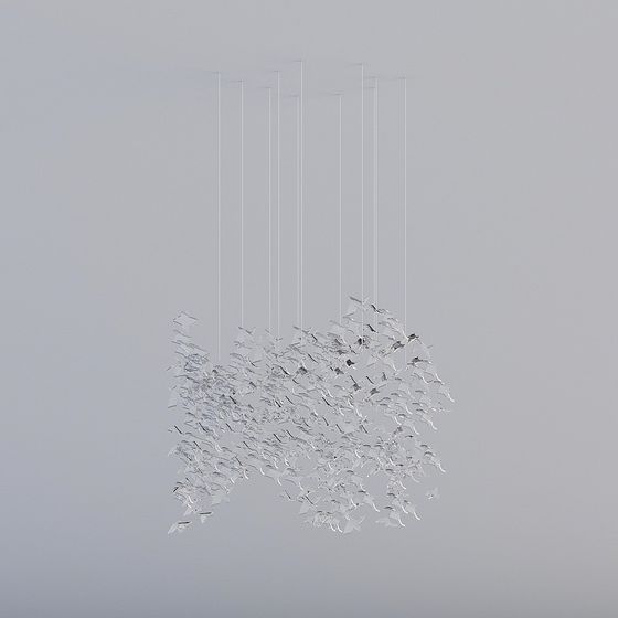 Crystal Waterfall 3D model