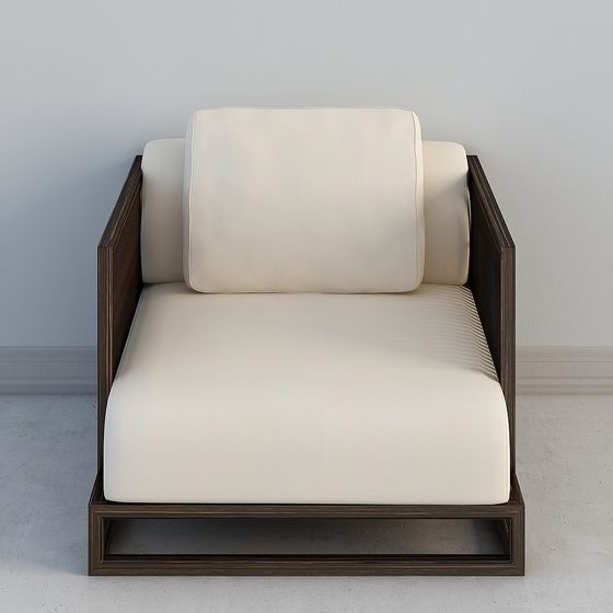 Stylish Urban Leisure Chair 3D model