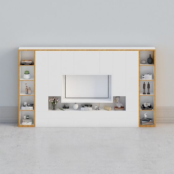 Modern Minimalist TV Cabinet 3D model