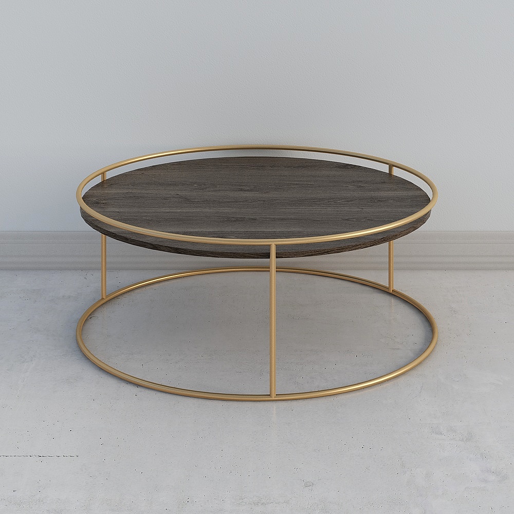 Original/Light Luxury Coffee Table Round Table Living Room Modern Low Table Sitting Office 024B-18