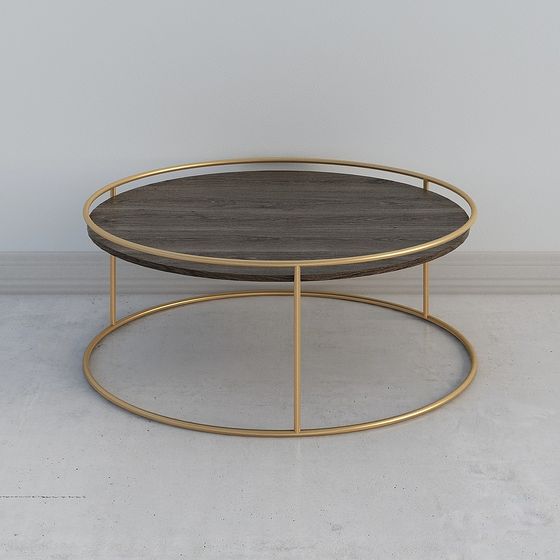 Modern Round Coffee Table 3D Model