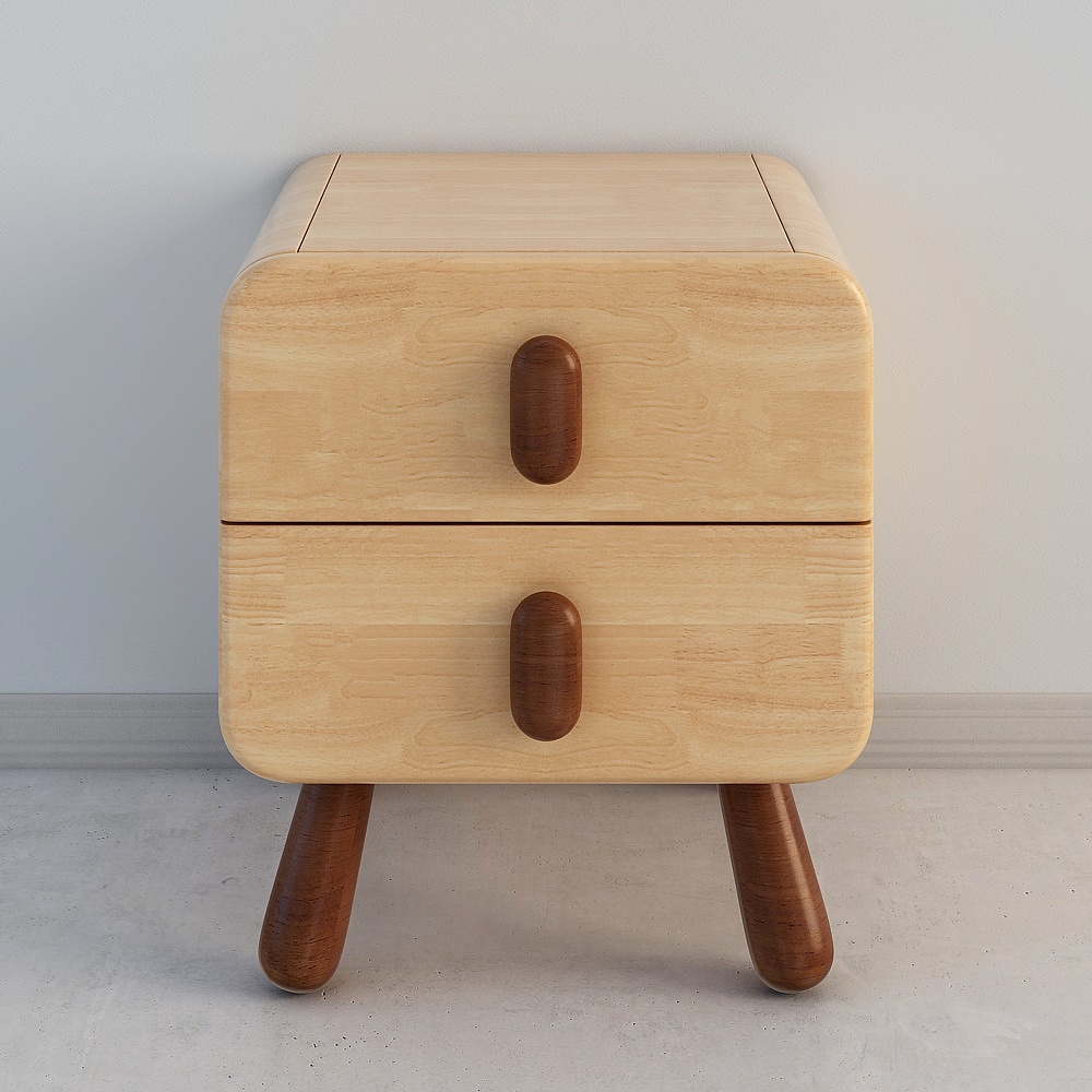 Huasongju - Nordic Color Series - DM637 Children's Bedside Table -56 #