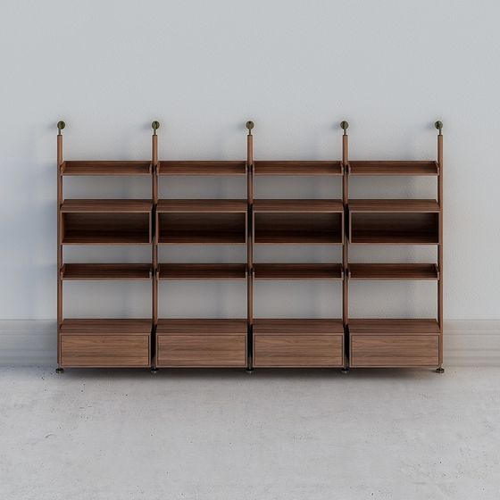 Urban Shelf 3D model for Modern Interiors