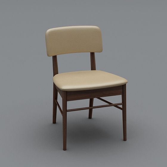 Modern Minimalist Chair 3D model for Interior Design