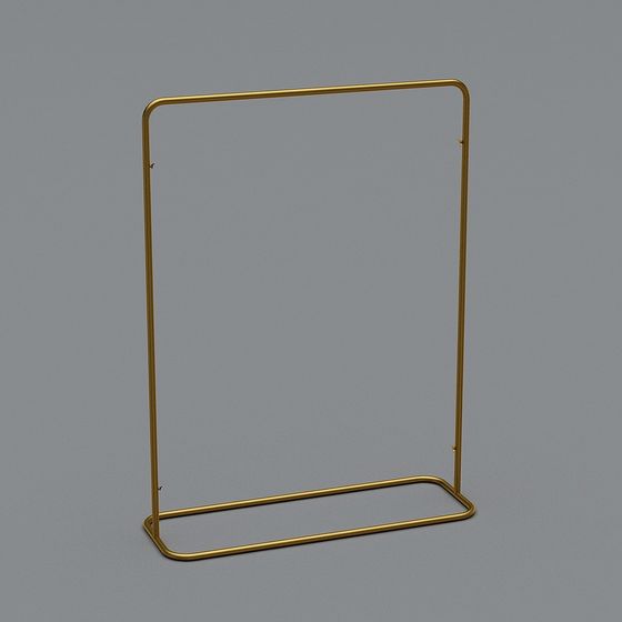 Elegant Golden Hanger 3D model