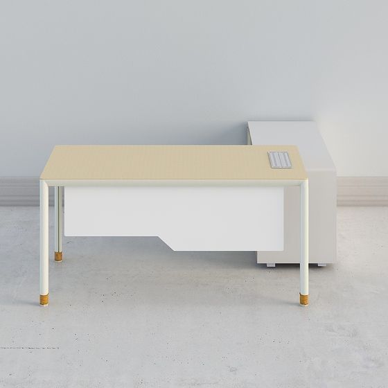 Urban Workspace Desk 3D model for Modern Offices