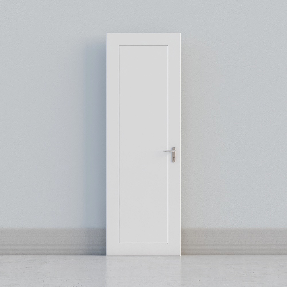 modern white door