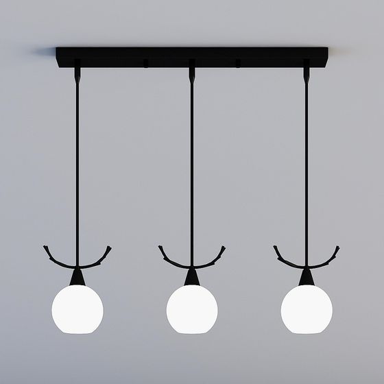 Hanging Light Fixture 3D model