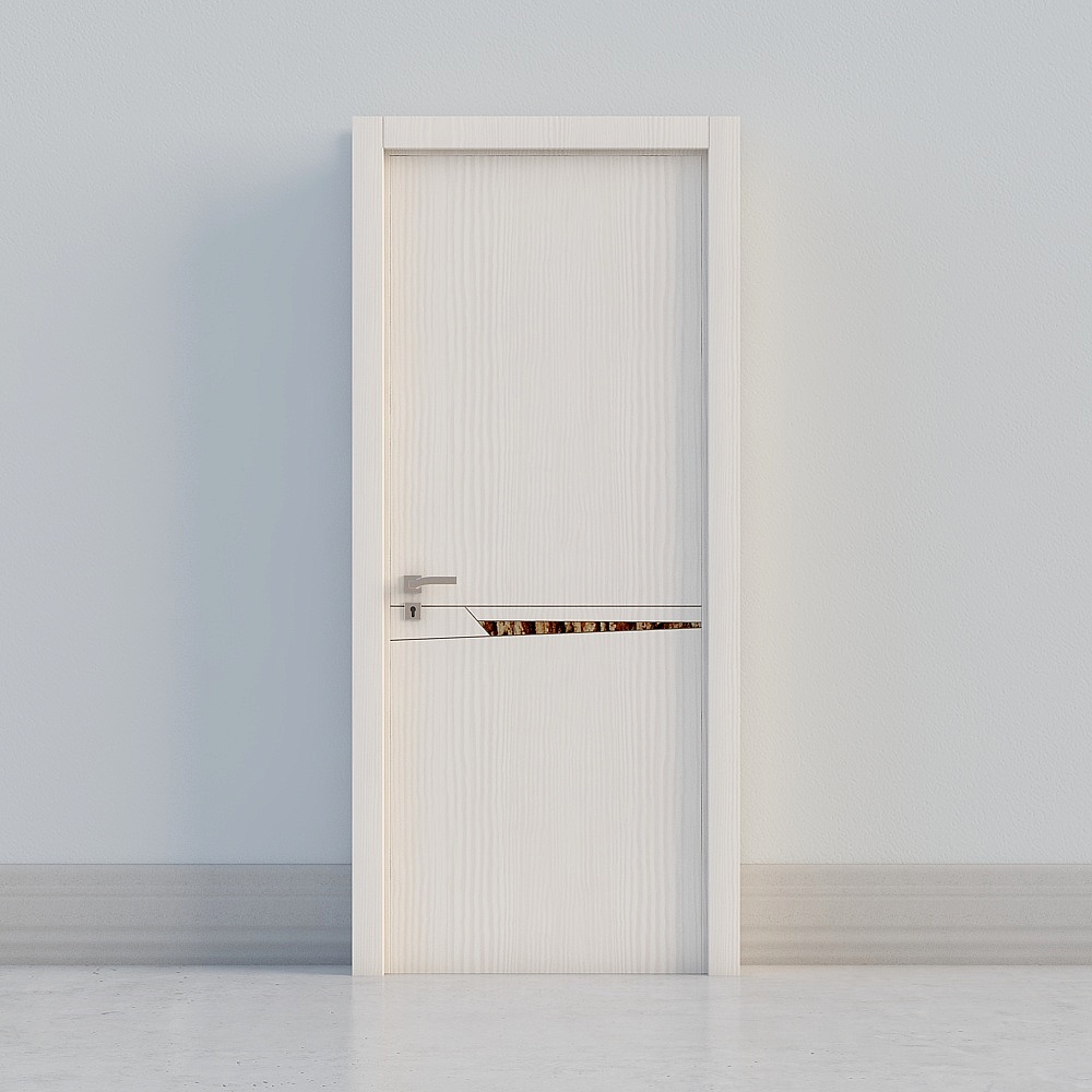modern white door
