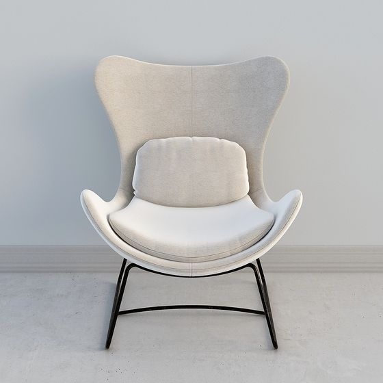 Elegant Low-Poly 3D Chair Model for Modern Interiors