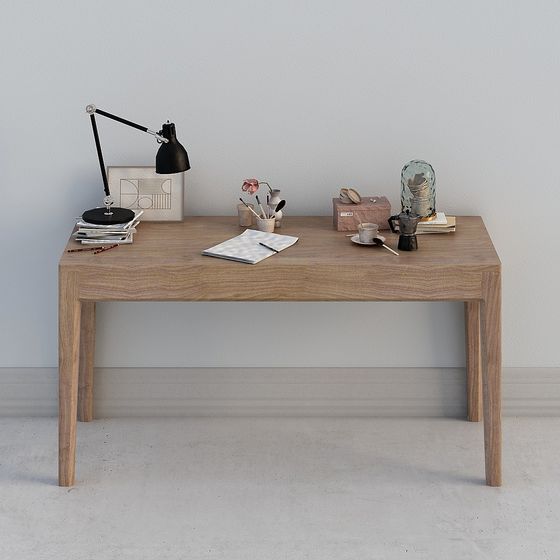 Urban Study Desk 3D model for Creative Projects