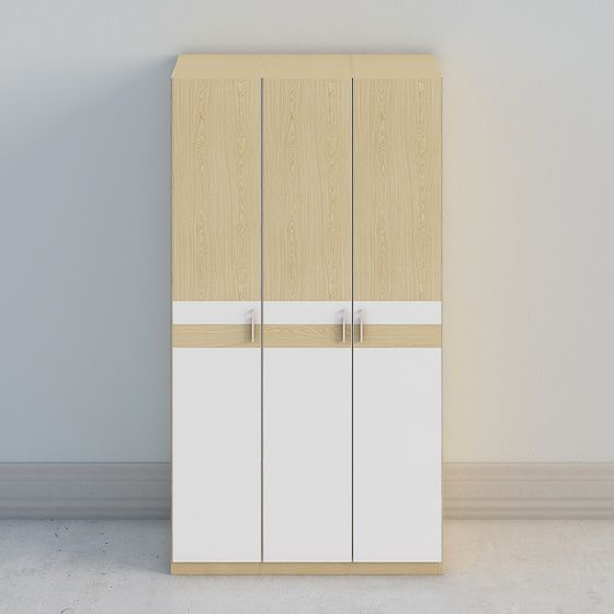 Modern Minimalist Wardrobe 3D model
