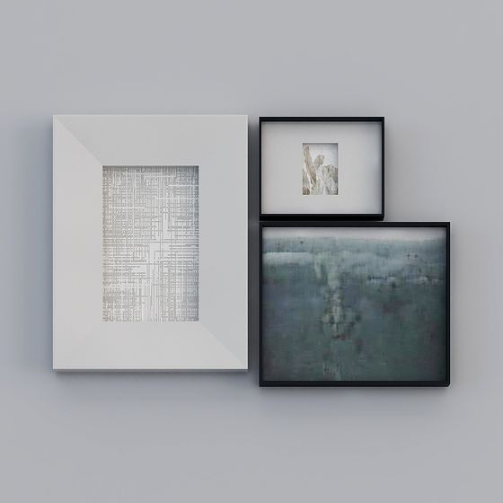 Artistic Low-Poly 3D Model for Creative Spaces