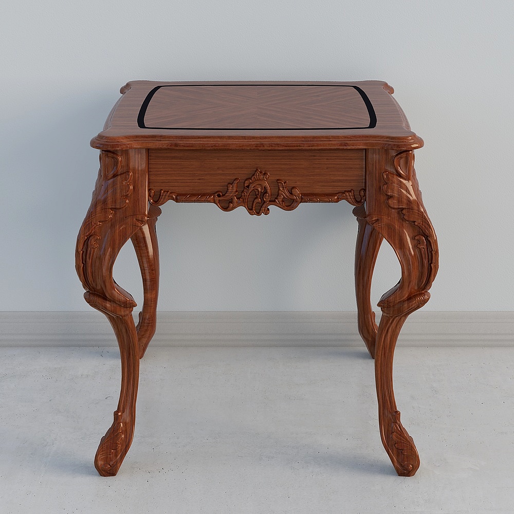 Gorgeous Vintage Side Table 3D model