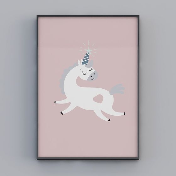 Unicorn Dreamcatcher 3D model for Creative Projects