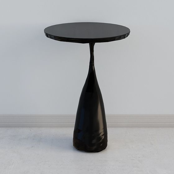 Elegant Round Table 3D model for Modern Interiors