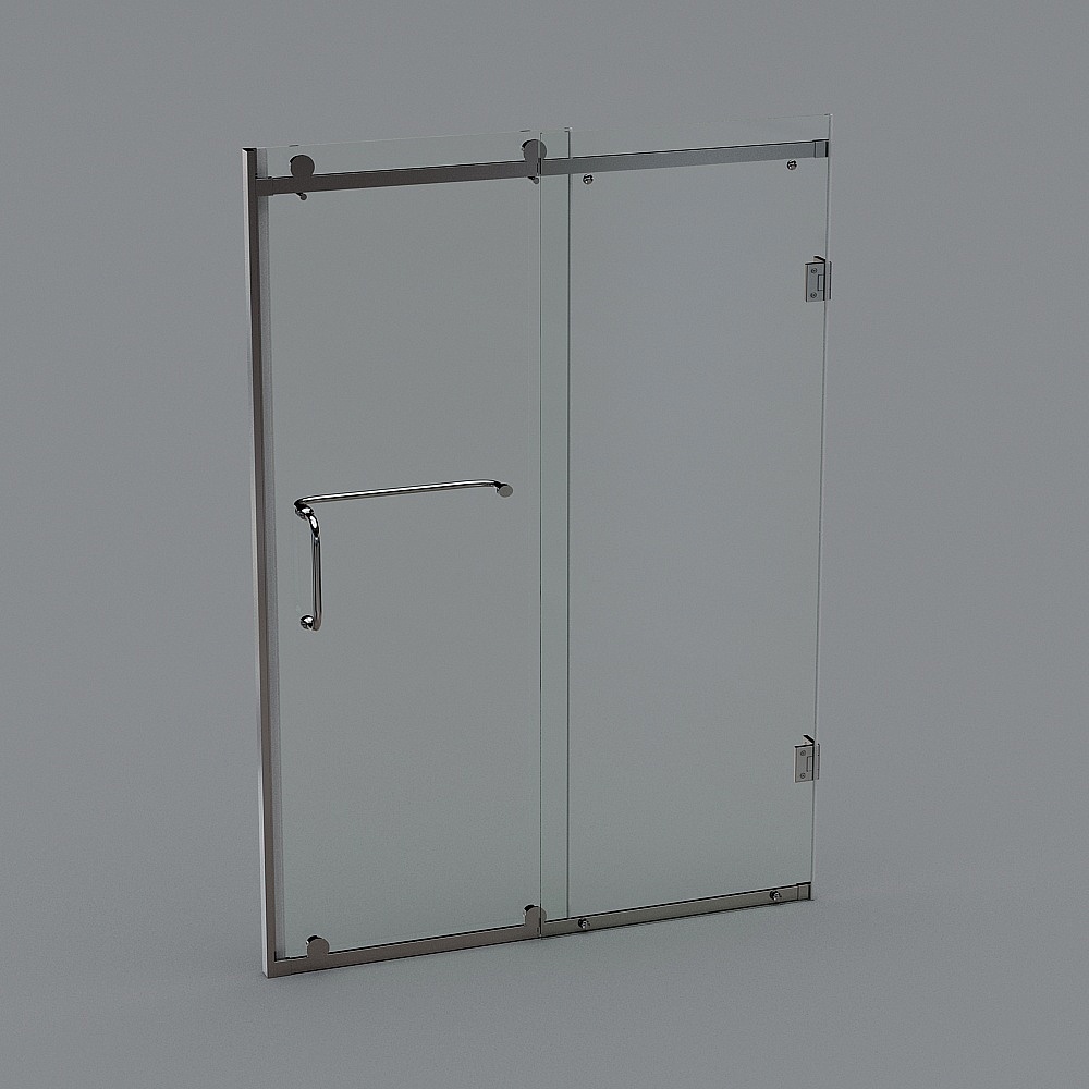 샤워실 하나의 받침대와 하나의 고정형, 하나의 이동형 오른쪽 8mm 304 재질 (거울 광택) 욕실 화장실 1302