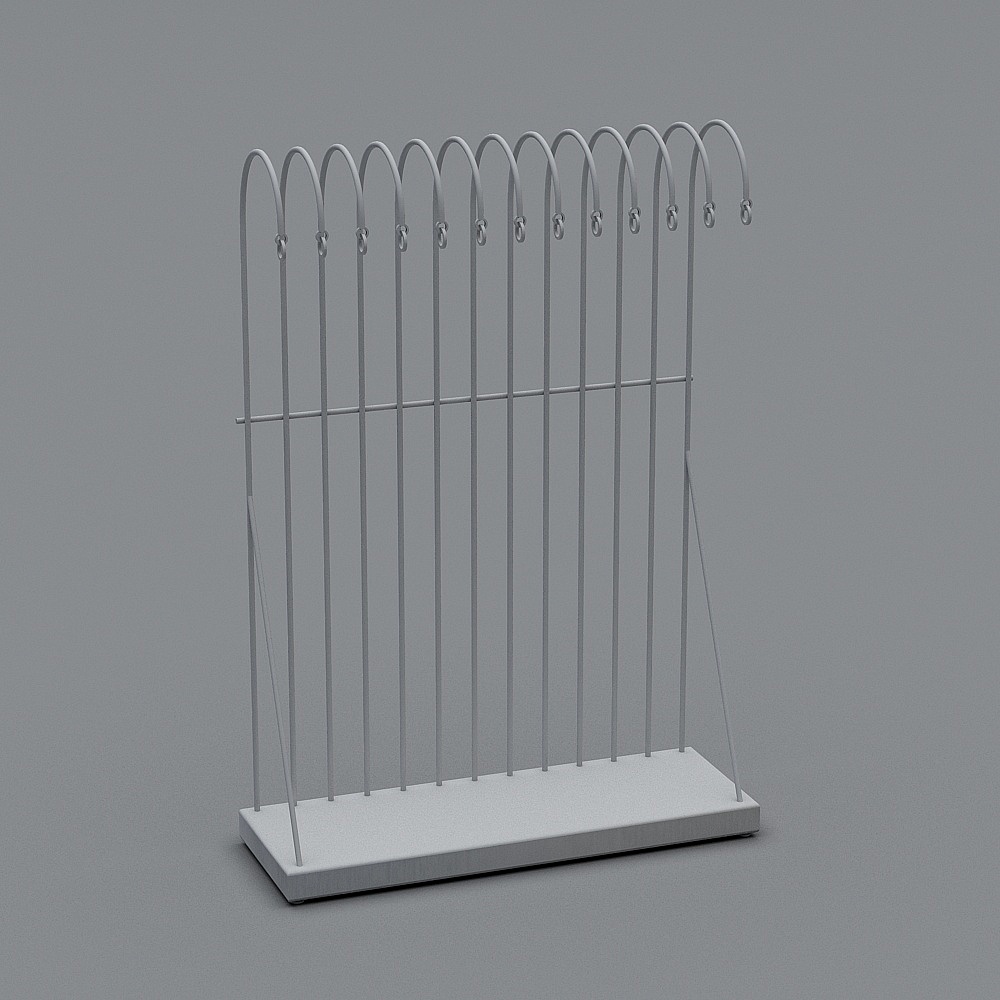 Elegant Hanger 3D model in Low-Poly Style