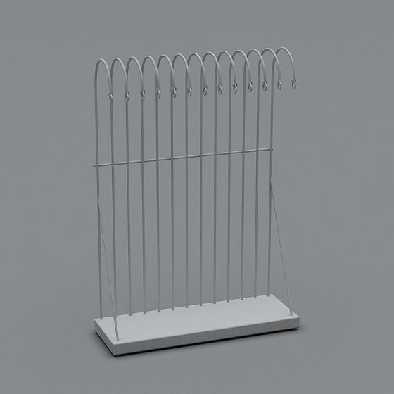 Elegant Hanger 3D model in Low-Poly Style