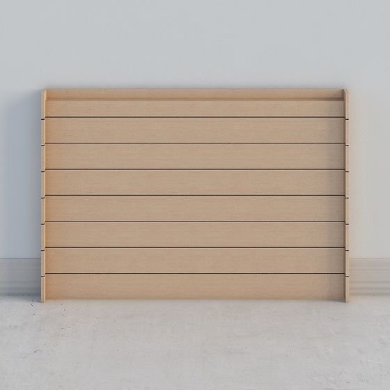 Wooden Slatted Panel 3D model for Modern Spaces
