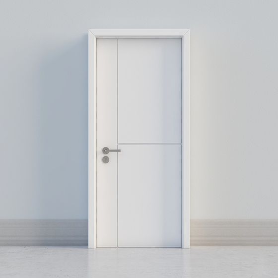 Elegant Minimalist Door 3D model
